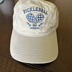 Pickleball Varsity Cap with Blue Embroidery